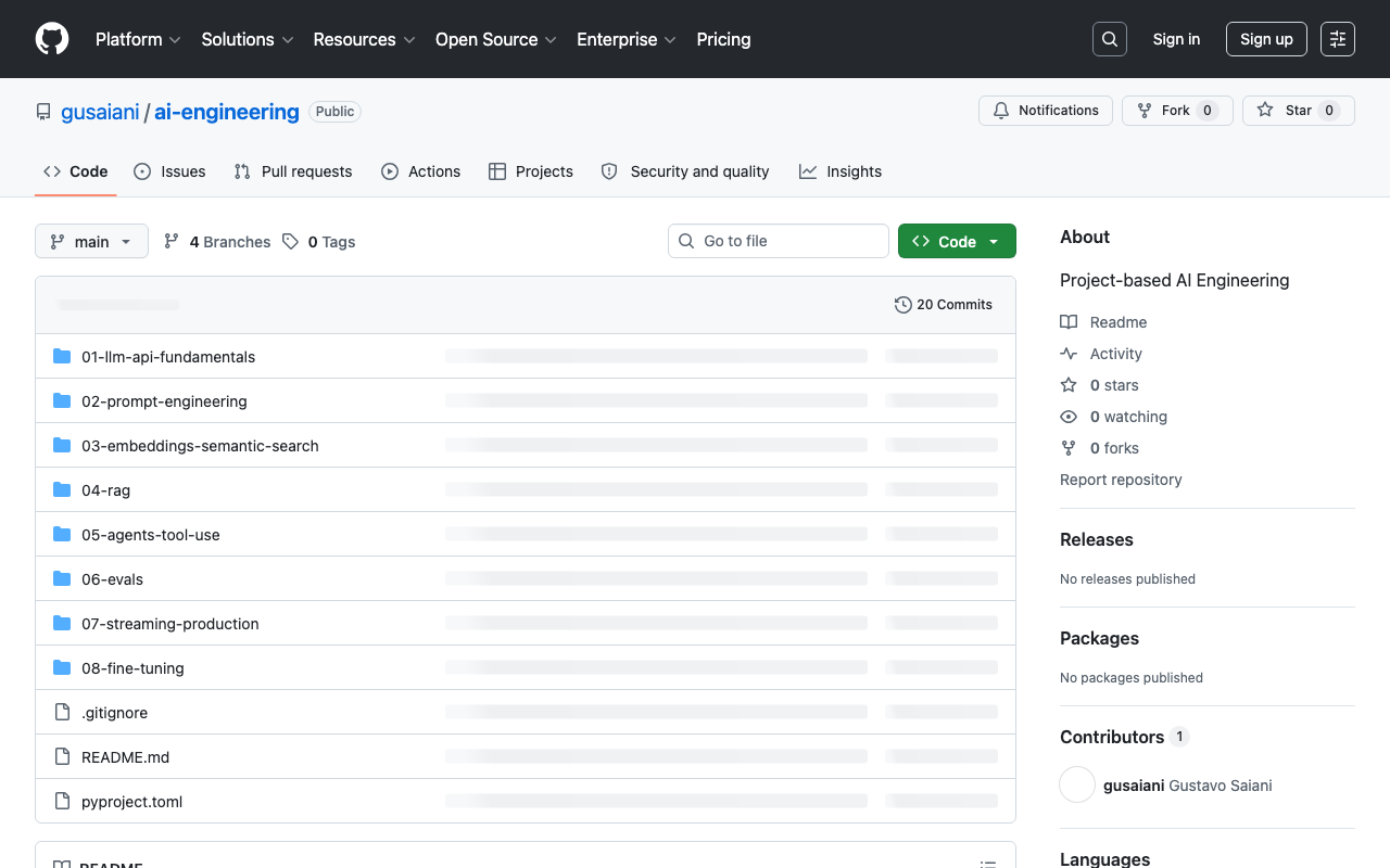 AI Engineering screenshot